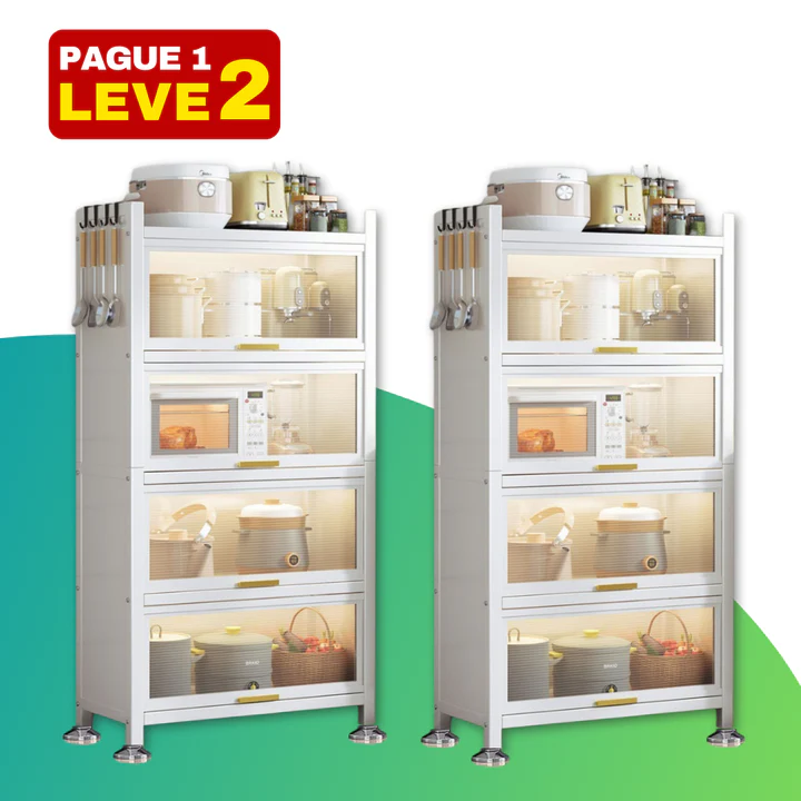 [PAGUE 1 e LEVE 2] Armário de Aço Multiuso FortAço - Frete Grátis Só Hoje!